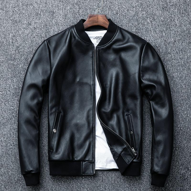 革ジャン レザージャケット メンズ 本革 バイク ライダース 牛革 羊革 シングル ショート スリムタイプ 細身 ミリタリー レザーコート-81 革ジャン レザージャケット メンズ 本革 バイク ライダース 羊革 牛革