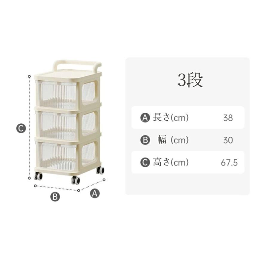 収納ラック ワゴン キッチンワゴン キャスター付き キッチン収納 収納