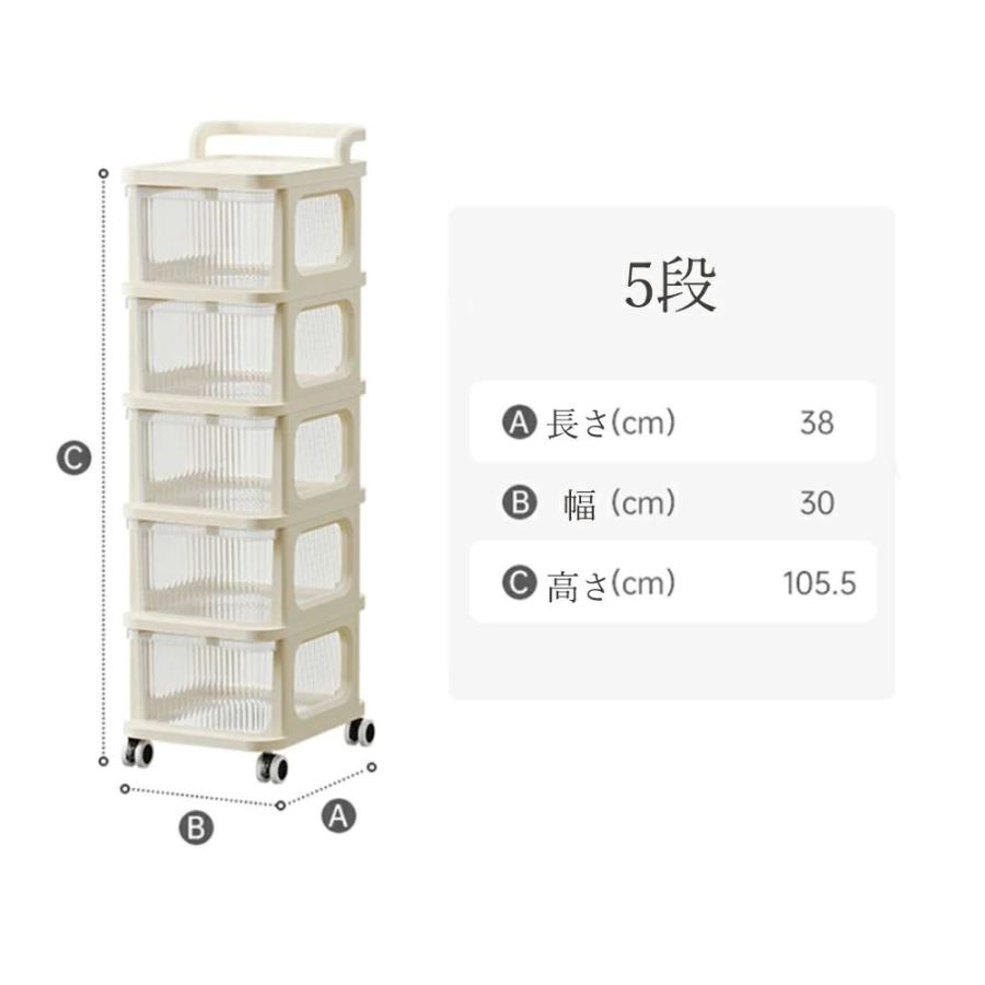 収納ラック ワゴン キッチンワゴン キャスター付き キッチン収納 収納