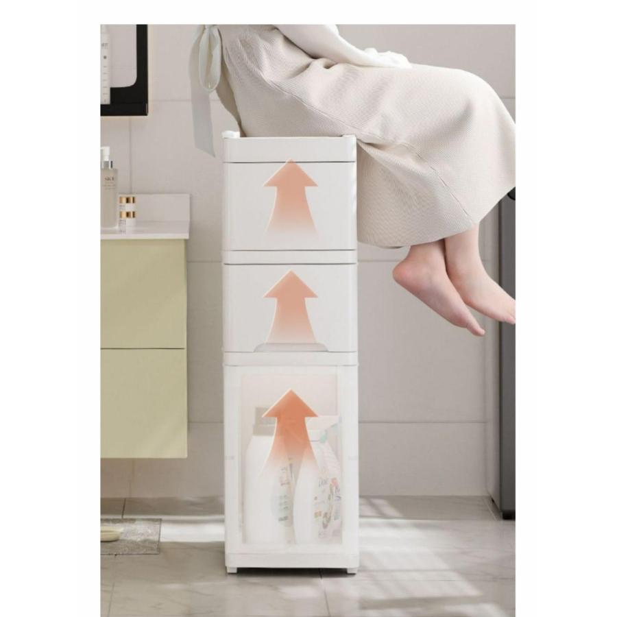 収納ラック キャスター付き 収納ボックス 取っ手付き キッチンワゴン 蓋 3段 4段 子供部屋 子供部屋収納 おもちゃ収納 ベビー用品 洗面台 トイレ収納 |  | 05