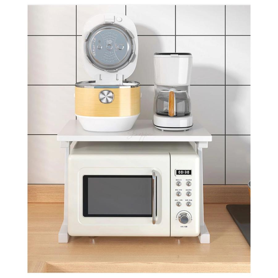 レンジ上 ラック レンジラック ラック キッチンラック レンジ台 電子レンジラック キッチン収納 キッチンラック カウンター上 キッチン収納棚 レンジ台 |  | 05