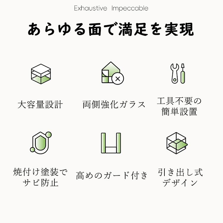 調味料ラック 引き出し式 隠せる調味料ラック 調味料入れ 2段 3段 大