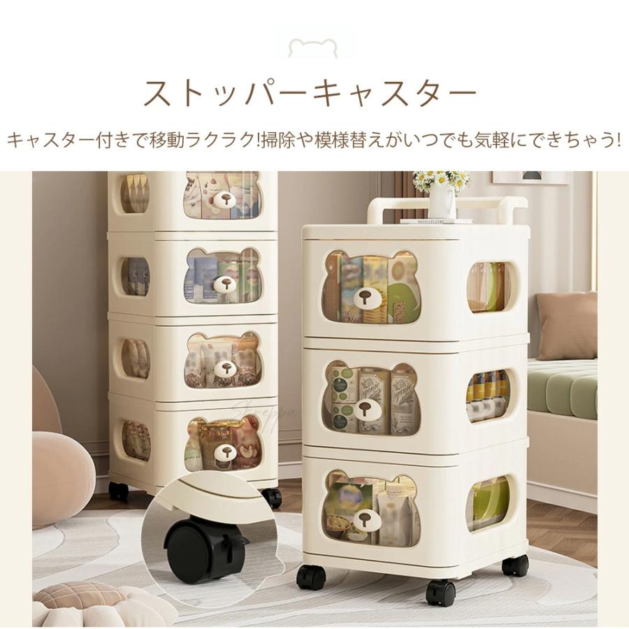 収納ワゴン キッチンワゴン ベビーワゴン キャスター付き スリムワゴン