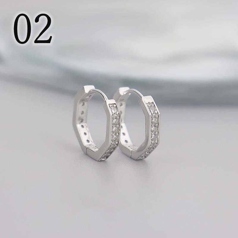 2TYPE 人気メンズピアス フープピアス 両耳用 中折れ式 おしゃれ