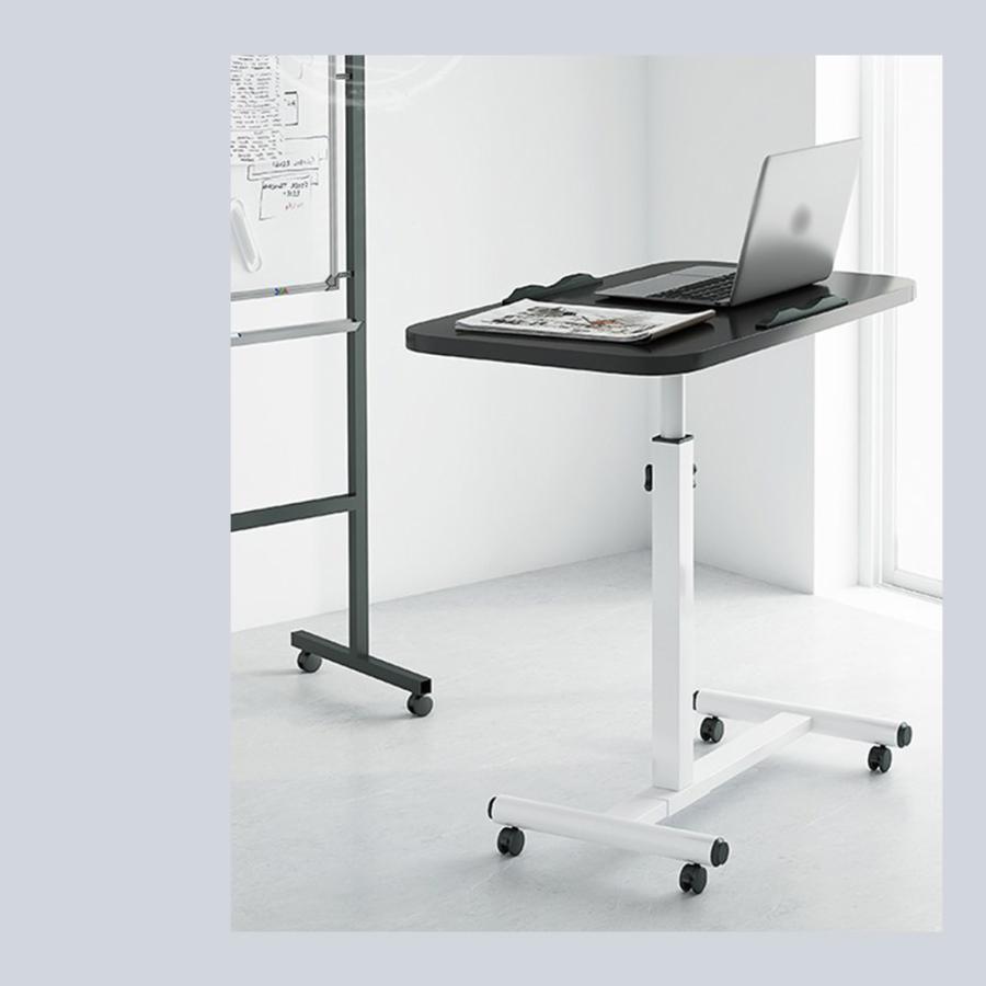 サイドテーブル 高さ60〜95cm ノートパソコンデスク 折りたたみ 昇降式