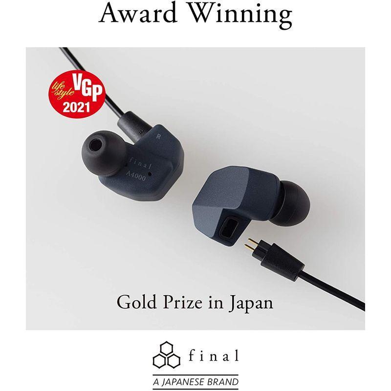 final A8000 & 純正有線4.4mmケーブルとFUSION-G付き final A8000