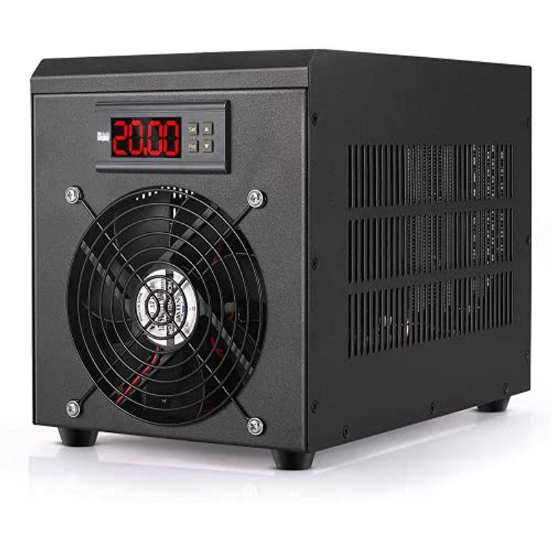 小型循環式水槽クーラー 水槽用クーラー 水槽冷却 水槽加熱 恒温機能 温度調整 ポンプ付き 60L