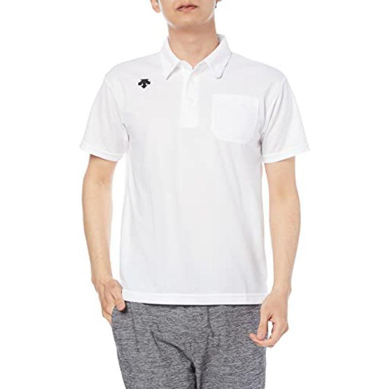 デサント ポロシャツ EC限定モデルあり半袖 襟付き ポケット付 吸汗速乾 ストレッチ トレーニング ゴルフ ワンポイント ドライ メンズ