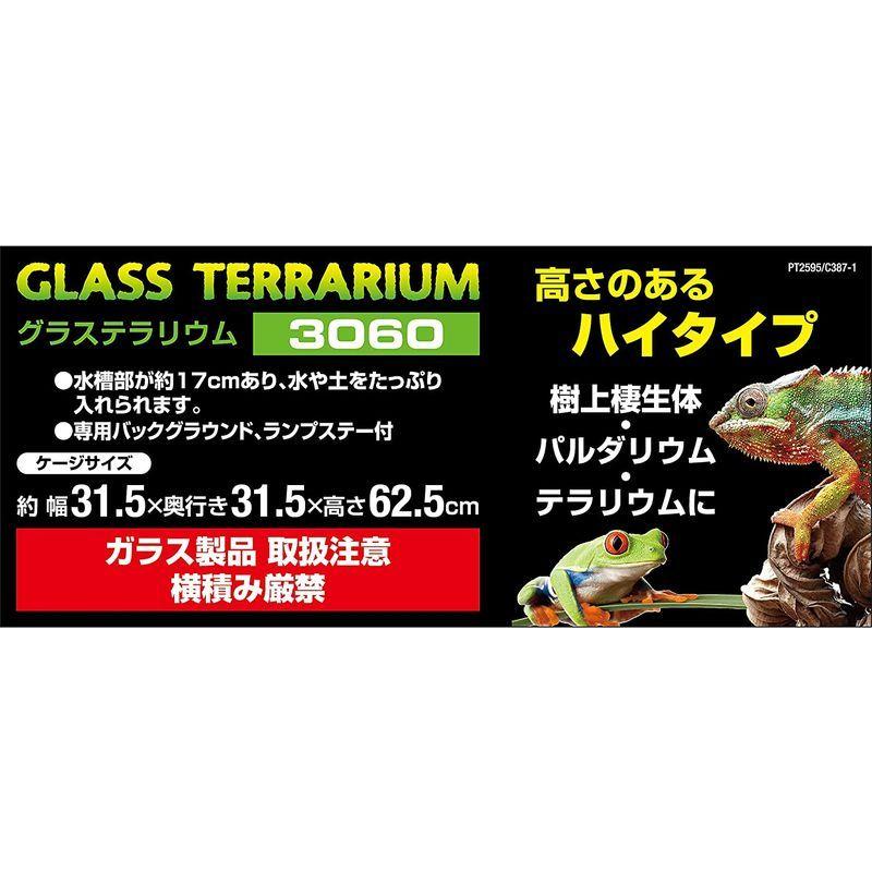 GEX EXOTERRA グラステラリウム3060 PT2595 両開きフロントドア 爬虫類飼育ケージ W31.5×D31.5×H62.5c EXOTERRA グラステラリウム3060 PT2595 両開きフロントドア 爬虫類飼育ケージ W31 5×D31 5×H62 5c