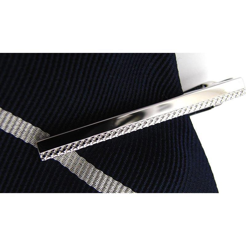 タテオシアン (TATEOSSIAN) グリッド タイバー (ロジウム) タイピン タイクリップ ネクタイピン シンプル おしゃれ さりげな ファッション 腕時計、アクセサリー メンズアクセサリー SK1715544517(15765円)