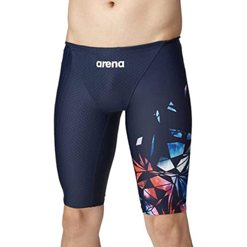 Arena アリーナ Aqua Nvbr Stripe D ネイビー ブルー マスターズsp メンズ レッド ネイビー レース用 競泳水着 ブランド品 競泳水着