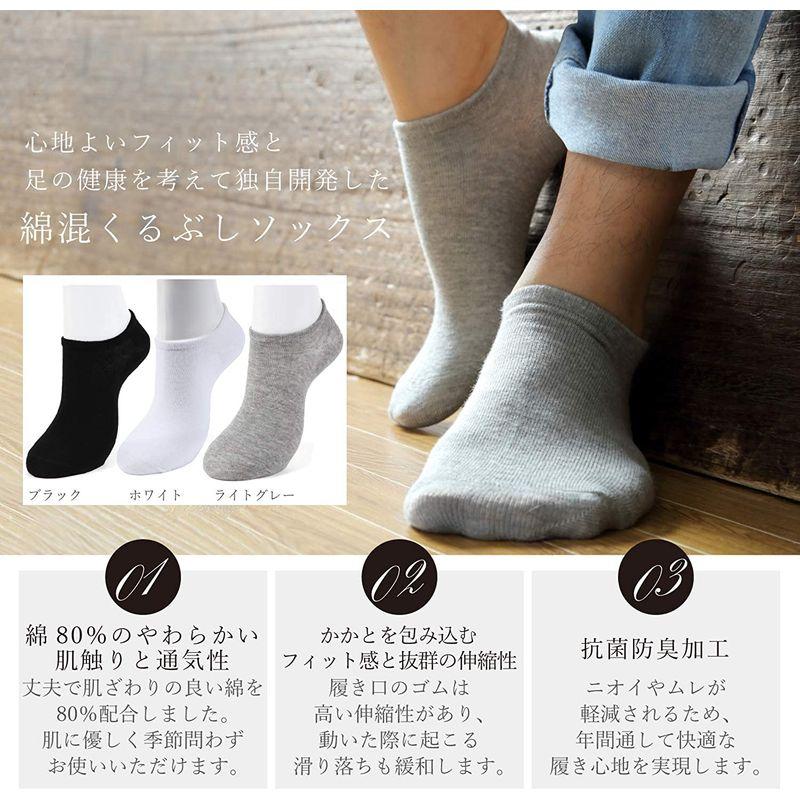 Nithra 靴下 メンズ くるぶし 無地 ソックス 6足 セット 綿混 年間 24-27cm (ブラック6足組) :20220922141124-00301:弁財天天 通販 靴下 メンズ くるぶし 無地 ソックス 6足 セット 24-27cm