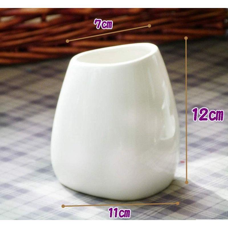 少し豊富な贈り物 花瓶 白い シンプル 一輪挿し フラワーベース 小ぶりな な 陶器製 つるし飾り