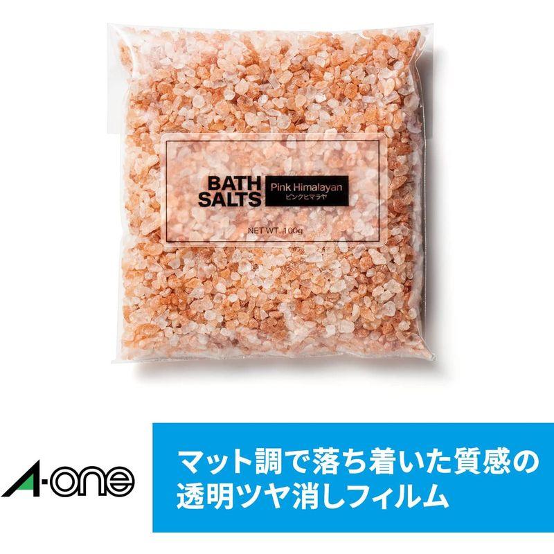 エーワン ラベルシール ツヤ消しフィルム 透明 ノーカット 10枚 28793 プリンター用紙、コピー用紙 OH 曲がらない平バール 900mm HB900