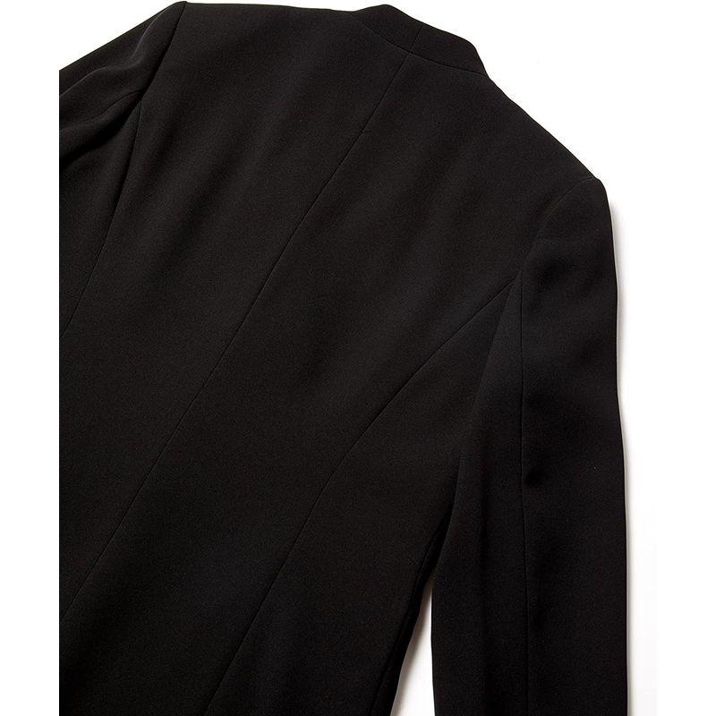 セシール スーツパンツセット ブラックフォーマル ジャケット パンツ 2点セット リバーシブル胸当て付き 撥水 フォーマルスーツパンツセット
