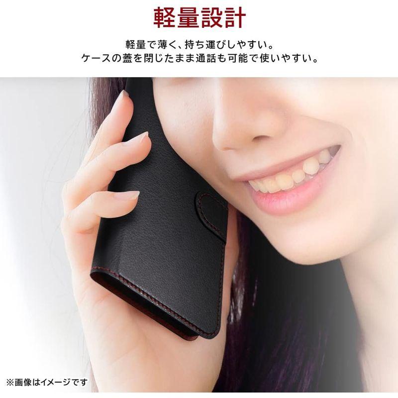 デジタルアルキミスト iPhone15 ケース 手帳型 薄型 軽量 カード収納 4枚 マグネットフリップ スタンド機能 アイフォン 15 カ｜benzaitenten｜02