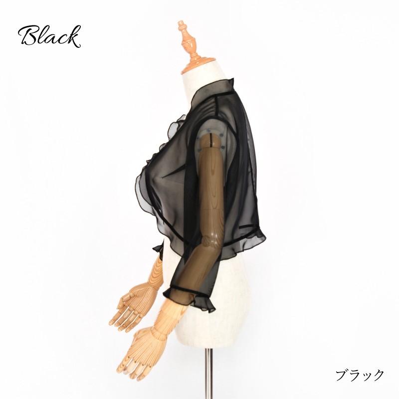 ボレロ レンタル ブラック オーガンジー 13号 | ブランド登録なし | 01