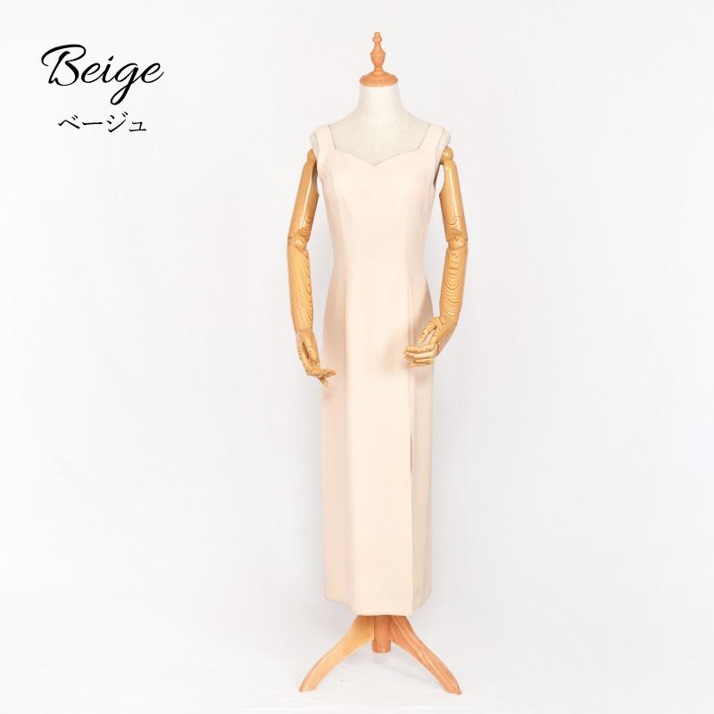 ドレス レンタル 4点セット ベージュ ロング ボレロ 付き 9号 〜 11号 | ブランド登録なし | 01