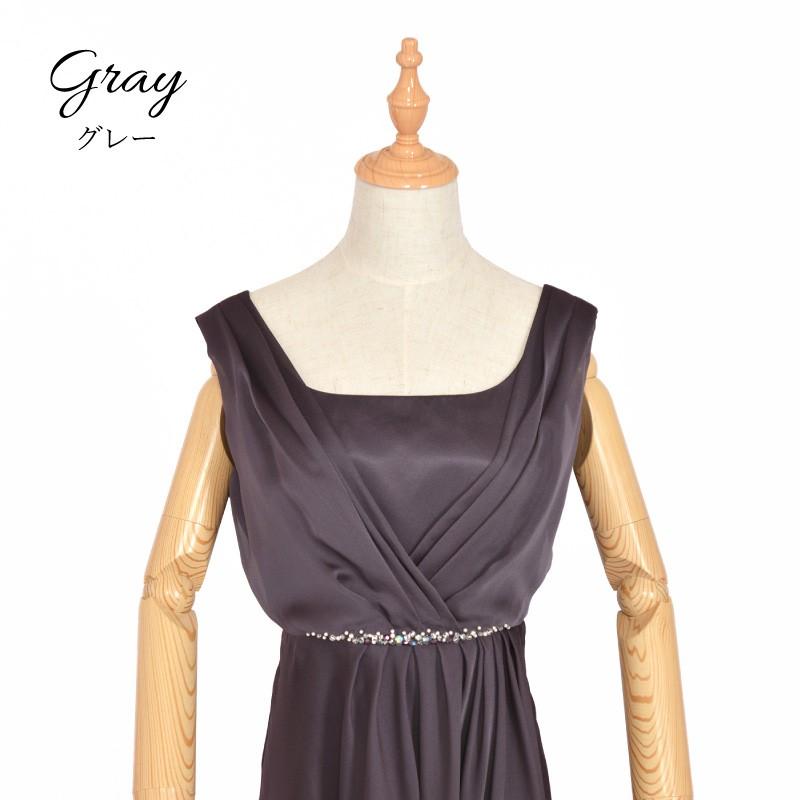 ドレス レンタル 4点セット グレー パール 付き 13号 | ブランド登録なし | 01