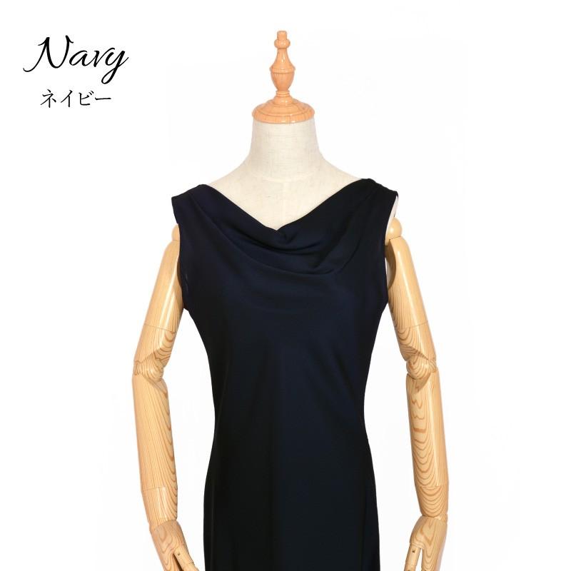 ドレス レンタル 4点セット ネイビー ノースリーブ ロング 13号 | ブランド登録なし | 01