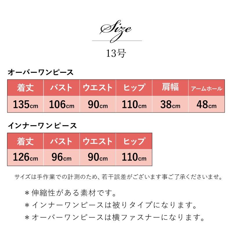 ドレス レンタル 4点セット ネイビー ノースリーブ ロング 13号 | ブランド登録なし | 06