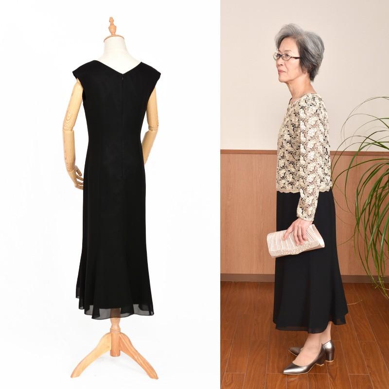 ドレス レンタル 5点セット アンクル ワンピ ゴールド レース 13号 | ブランド登録なし | 02