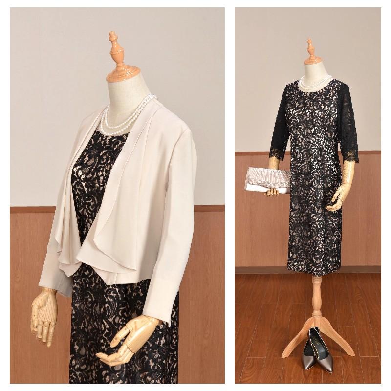 ドレス レンタル 5点セット ブラック レース 11号 〜 15号 | ブランド登録なし | 06