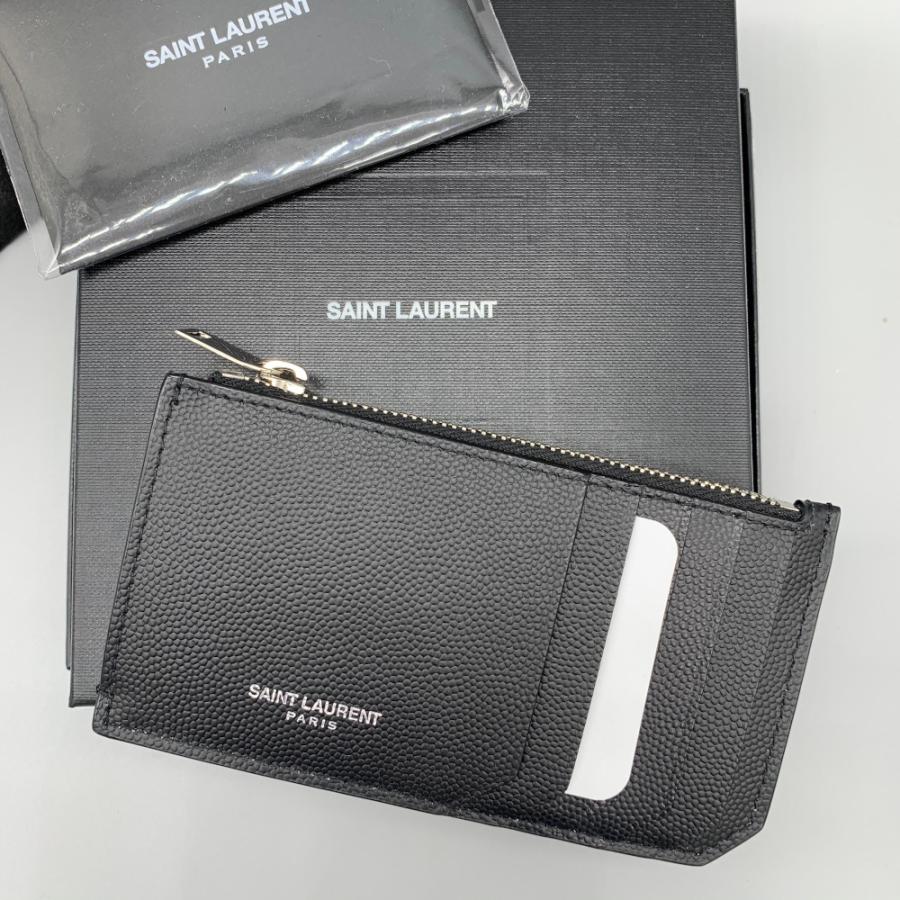 SAINT LAURENT サンローラン フラグメント ジップ ポーチ カードケース  
