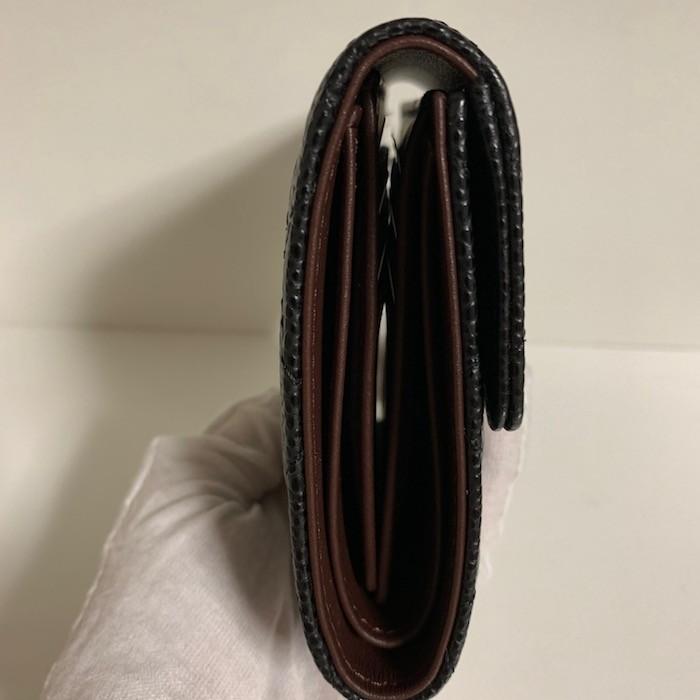 シャネル マトラッセ キャビアスキン 三つ折り ミニ 財布 CHANEL シャネル キャビアスキン
