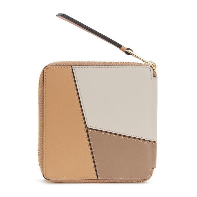 LOEWE ロエベ Puzzle パズル スクエア ジップ ウォレット 二つ折り 