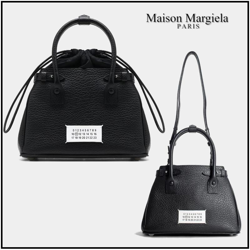 MAISON MARGIELA メゾン マルジェラ 5AC ドローストリング ミディアム トート 2way ショルダー / ハンド バッグ  S56WD0126 P0396 H7735 ブラック : 177 : セレクトショップ SAKURA - 通販 - Yahoo!ショッピング