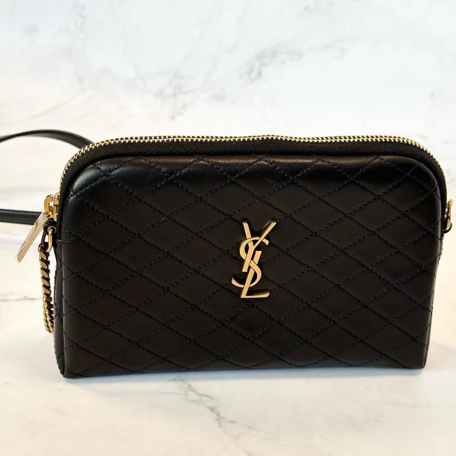 SAINT LAURENT サンローラン ギャビー チェーンポーチ BLACK SAINT LAURENT サンローラン ギャビー チェーンポーチ BLACK
