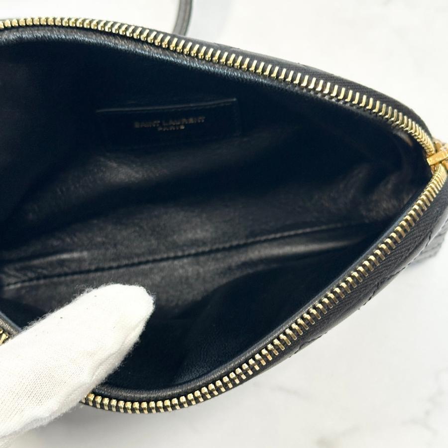 SAINT LAURENT サンローラン ギャビー チェーンポーチ BLACK SAINT LAURENT サンローラン ギャビー チェーンポーチ BLACK