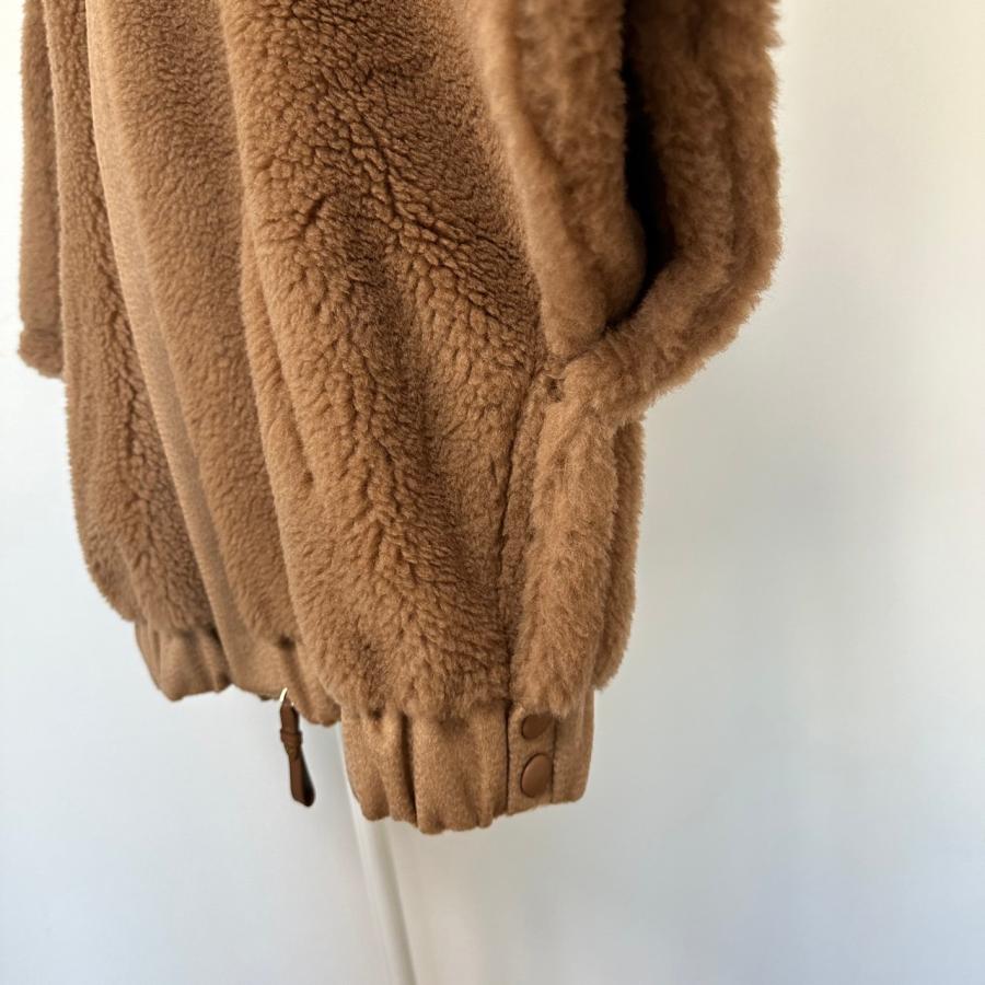 ☆超人気ライン☆ Max Mara テディベア ケープ キャメル　新品　未使用 MAXMARA テディベア キャメル ケープ ポンチョ TEBE DHL送料込み