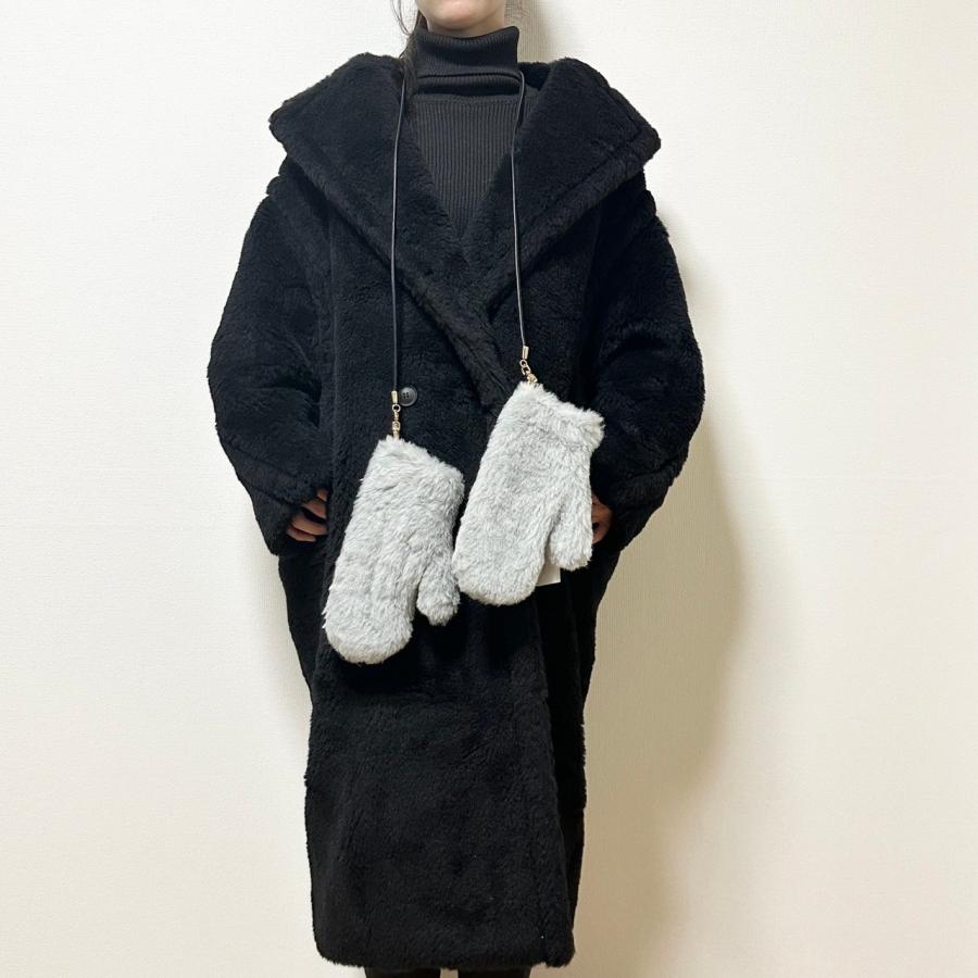 MaxMara ミトン OMBRAT テディベア-グレー SM Max Mara（マックスマーラ） ミトン OMBRAT OMBRAT2 OMBRATO3 OMBRATO4