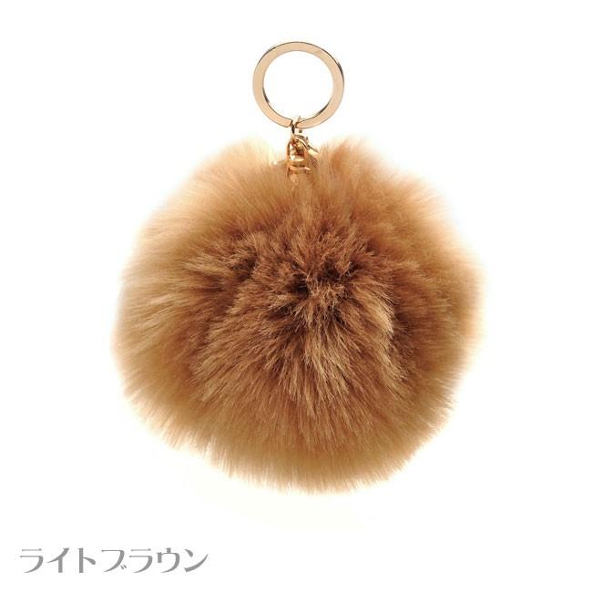 ファー ボンボン 大きめ ビッグサイズ 大 パールなし ゴールド