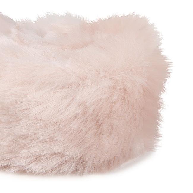 ピンクファーバングル ファー ワンタッチ ブレスレット バングル レディース 女性用 パッチン