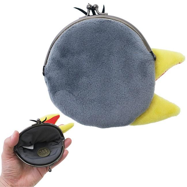 がまぐちポーチ フェイス 顔 ぬいぐるみ 刺繍 チコちゃんに叱られる