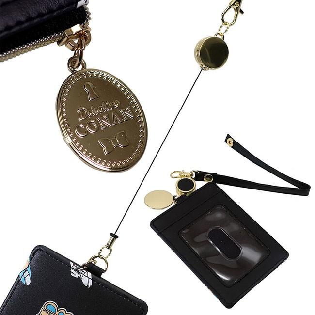 パスケース 定期入れ リール付き 名探偵コナン 江戸川コナン