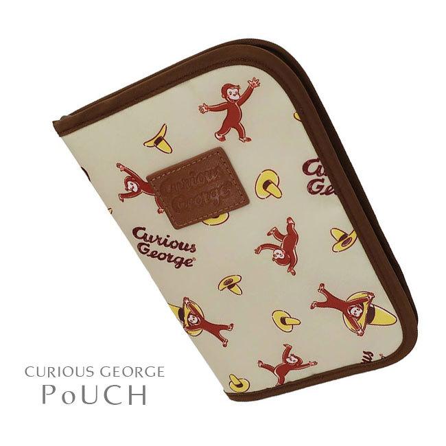 母子手帳ケース タテ型 マルチケース おさるのジョージ 絵本 名作 キャラクター マルチポーチ フラットポーチ トラベルケース パスポートケース メール便対応 べっぴんkobe 通販 Yahoo ショッピング