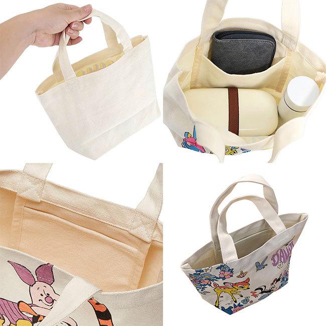 ミニトートバッグ スポンジ ボブ Spongebob キャラクター キャンバス生地 マチ付き コットンバッグ ランチトート エコバッグ サブバッグ メール便対応 お気にいる