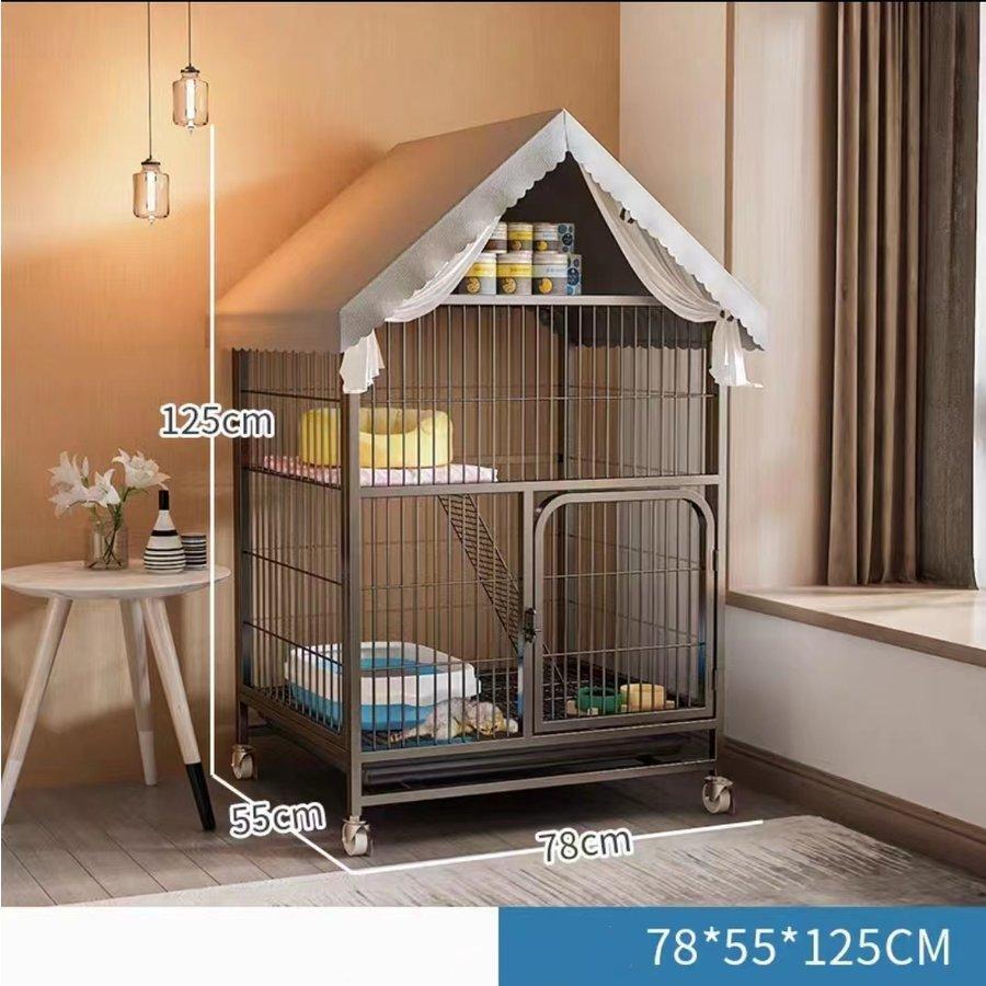 キャットケージ 大型 ペットケージ 折りたたみ 簡単組み立て 屋根付 収納ボックス付き 金属ワイヤー 頑丈 猫ハウス 2段 3段 室内飼い 保護 脱走防止 おしゃれ 猫 ケージ キャットケージ 2/3段 木製 キャスター付き 棚板付き 広々 大型 高級感 おしゃれ キャットハウス 留守番 保護 脱走防止 多頭飼い 杉天然木 UO1236058634(11362円)