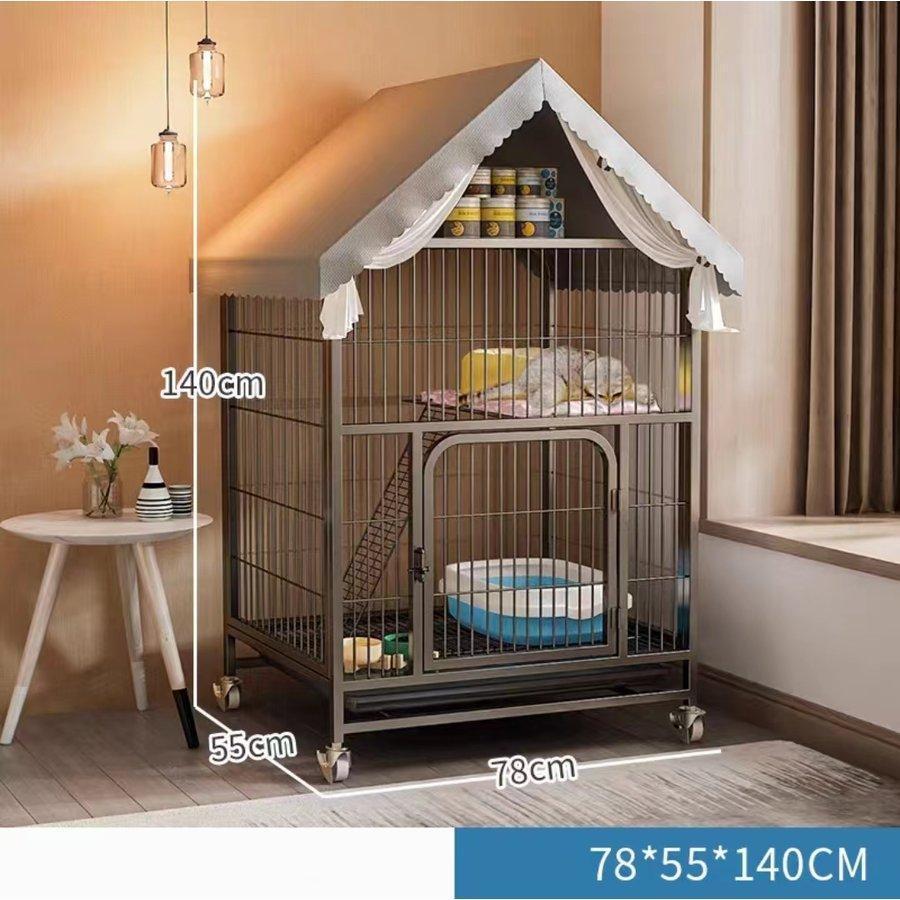 キャットケージ 大型 ペットケージ 折りたたみ 簡単組み立て 屋根付 収納ボックス付き 金属ワイヤー 頑丈 猫ハウス 2段 3段 室内飼い 保護 脱走防止 おしゃれ 猫 ケージ キャットケージ 2/3段 木製 キャスター付き 棚板付き 広々 大型 高級感 おしゃれ キャットハウス 留守番 保護 脱走防止 多頭飼い 杉天然木 UO1236058634(11362円)