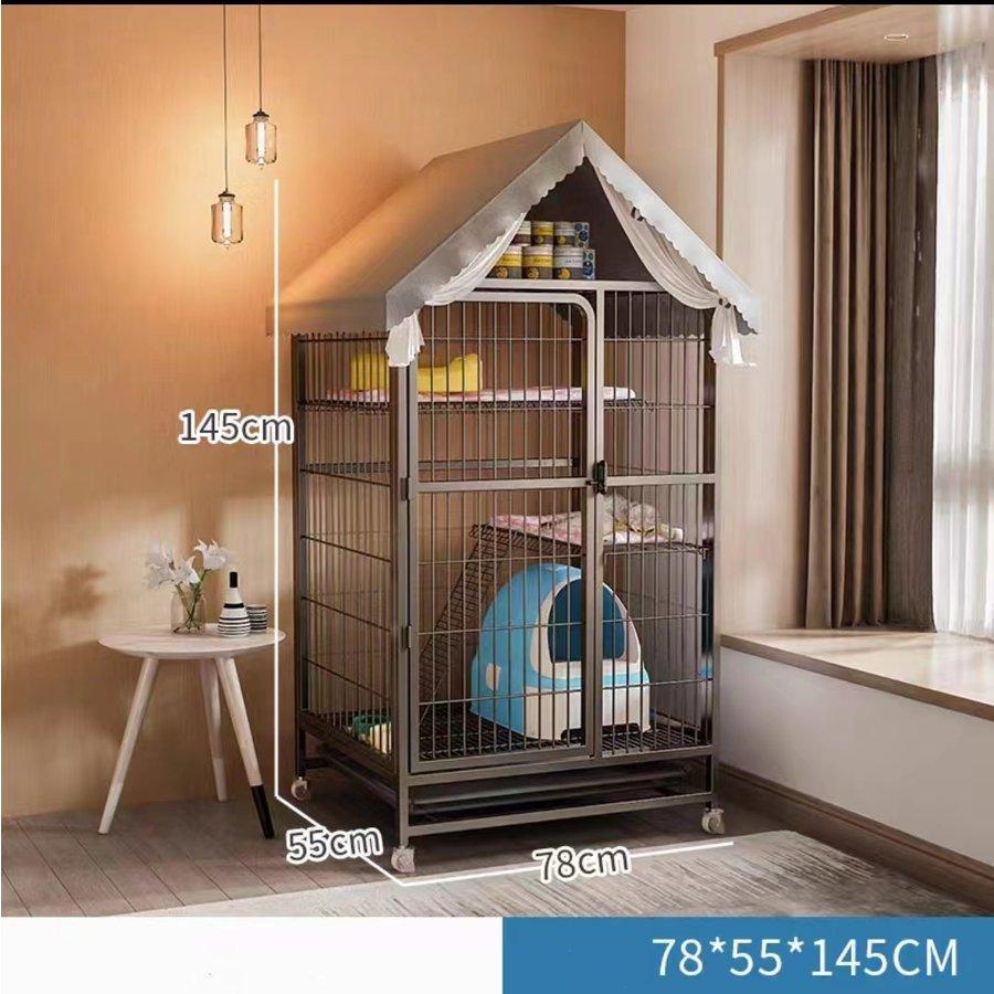 キャットケージ 大型 ペットケージ 折りたたみ 簡単組み立て 屋根付 収納ボックス付き 金属ワイヤー 頑丈 猫ハウス 2段 3段 室内飼い 保護 脱走防止 おしゃれ 猫 ケージ キャットケージ 2/3段 木製 キャスター付き 棚板付き 広々 大型 高級感 おしゃれ キャットハウス 留守番 保護 脱走防止 多頭飼い 杉天然木 UO1236058634(11362円)