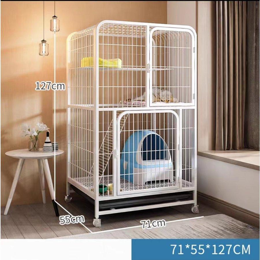 キャットケージ 大型 ペットケージ 折りたたみ 簡単組み立て 屋根付 収納ボックス付き 金属ワイヤー 頑丈 猫ハウス 2段 3段 室内飼い 保護 脱走防止 おしゃれ 猫 ケージ キャットケージ 2/3段 木製 キャスター付き 棚板付き 広々 大型 高級感 おしゃれ キャットハウス 留守番 保護 脱走防止 多頭飼い 杉天然木 UO1236058634(11362円)