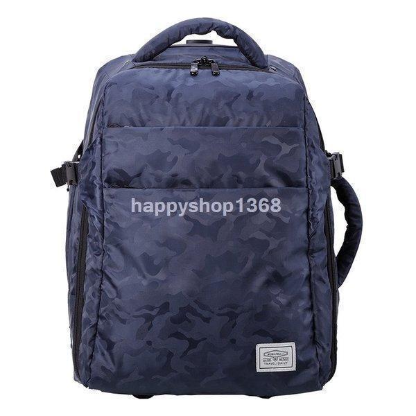 キャリーバッグ 機内持ち込み 3way リュック カート 背負える 引ける 持てる バックパック 35L 1泊?3泊用 Sサイズ 2輪 旅行カバン 旅行用品 cm