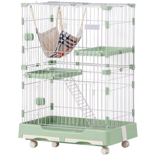 猫 ケージ キャットケージ ペットケージ キャスター付 猫ゲージ 大型 多頭飼い ネコドア キャットハウス 1段2段可能 留守番 保護 脱走防止 おしゃれ ケージ キャットケージ 猫ゲージ 大型