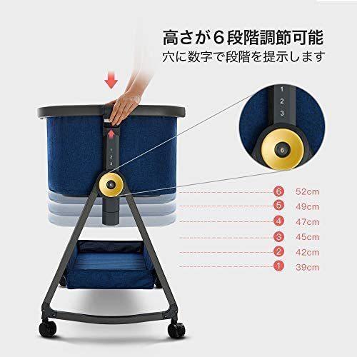 Maydolly（メイドリ） 折畳式添い寝 ベビーベッド コンパクトで収納便利 揺籃に変身可能 収納便利 高さ調節可能 (ライトグレー) 場所が取りません OCQ1377736849(12665円)