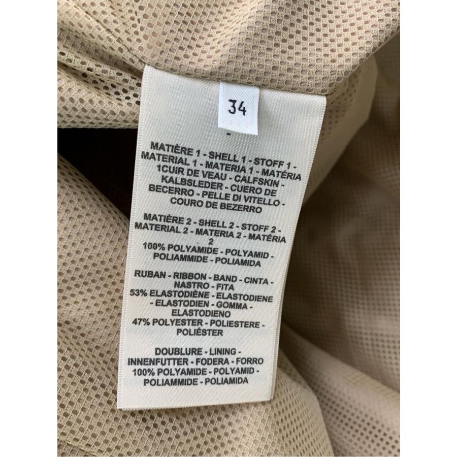HERMES（エルメス） コート 23SS レザートレンチ バイカラー