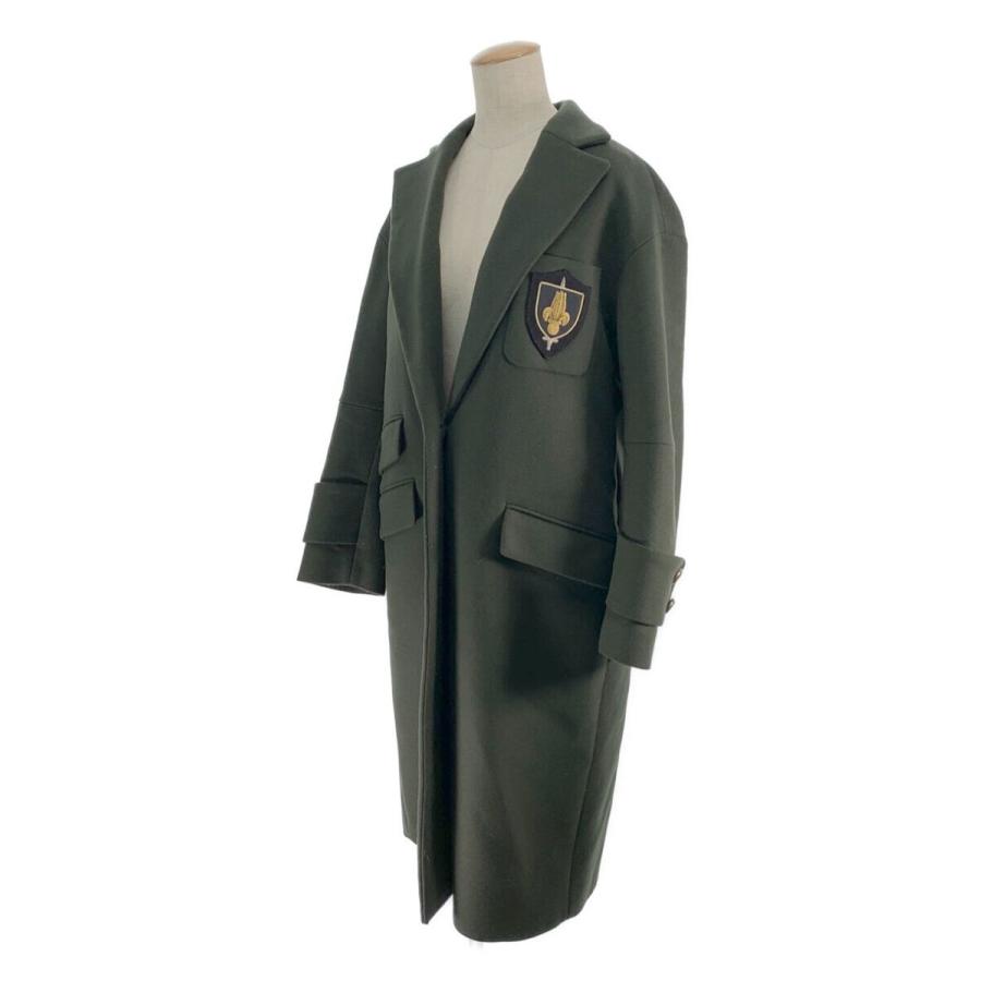 グレースコンチネンタル コート ミリタリーウールコート ワンポイント